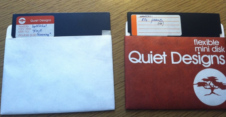 original floppies for "First Screening"
